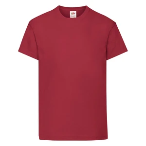 Red T-shirt for Kids Original Fruit of the Loom