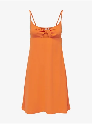 Orange Ladies Dress ONLY Mette - Ladies