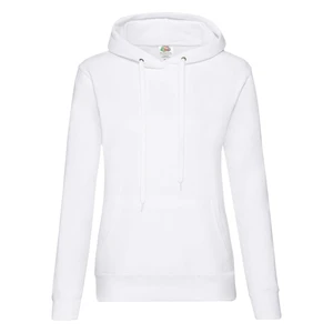 Biała bluza z kapturem Hooded Sweat Fruit of the Loom