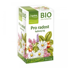 APOTHEKE Čaj bylinný pro radost BIO 20 sáčků