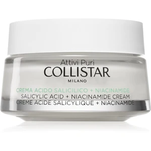 Collistar Attivi Puri Salicylic Acid + Niacinamide zklidňující krém s kyselinou salicylovou 50 ml