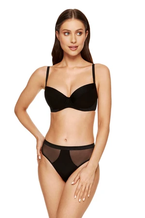 Black push-up bra Andrea