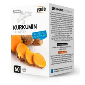 VIRDE Kurkumin 3-komplex 60 tobolek