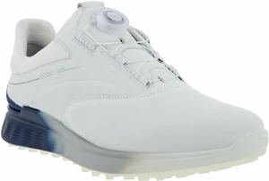 Ecco S-Three BOA White/Blue Dephts/White 46 Pantofi de golf pentru bărbați