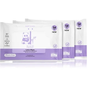 Naif Baby & Kids Lotion Wipes vlhčené ubrousky pro děti od narození 3x54 ks