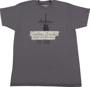 Jackson T-shirt Custom Guitar Unisex Charcoal S