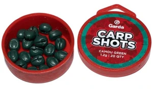 Garda bročky carp shots camou green - 20 ks 1,2 g