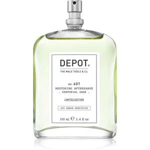 Depot No. 407 Restoring Aftershave osviežujúca voda po holení Sartorial Sage 100 ml