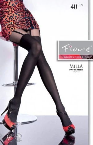 Fiore Milla 40 den punčochové kalhoty 4-L black/černá