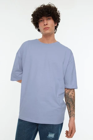 Trendyol Lilac Oversize/Wide Cut 100% T-Shirt