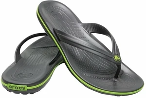 Crocs Crocband Flip Șlapi Graphite/Volt Green 46-47