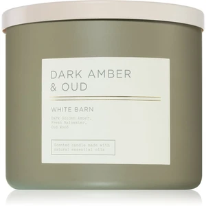 Bath & Body Works Dark Amber & Oud vonná svíčka 411 g