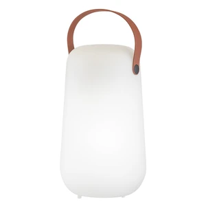 Biało-brązowa lampa stołowa LED (wysokość 26 cm) Collgar – Fischer & Honsel