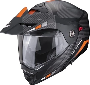 Scorpion ADX-2 CAMINO Matt Black/Silver/Orange M Casco