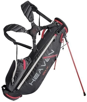 Big Max Heaven 6 Sac de golf cu stativ Negru/Roșu