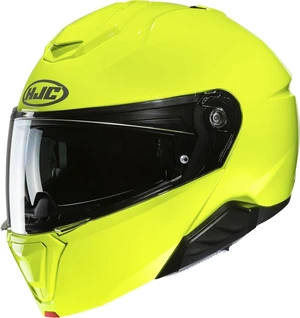 HJC i91 Solid Fluorescent Green 2XL Přilba