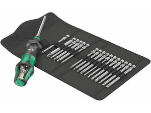 Wera 057483 Výměnné šroubovací čepele Kraftform Kompakt Turbo Imperial 1, palcové (Sada 19