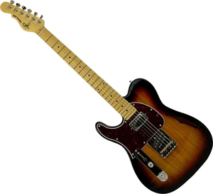 G&L Tribute ASAT Classic Bluesboy LH 3-Tone Sunburst Halbresonanz-Gitarre