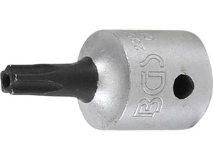 BGS Technic BGS 2355-TS20 Zástrčná hlavice 1/4" T-profil (pro Torx plus) TS20, s otvorem