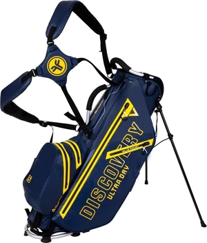 Fastfold Discovery Sac de golf cu stativ Navy/Yellow