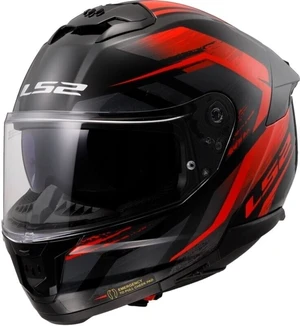 LS2 FF808 Stream II Fury Black/Red XL Casco