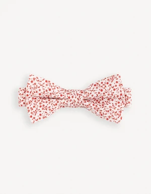 White-red floral bow tie Celio Gibowflo