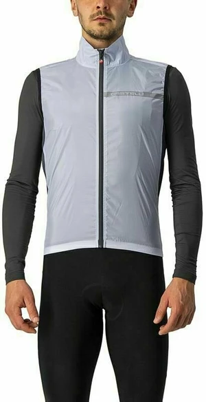 Castelli Squadra Stretch Mellény Silver Gray/Dark Gray S