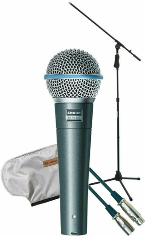 Shure BETA58A SET Vokální dynamický mikrofon