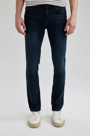 DEFACTO Pedro Slim Fit Slim Fit Normal Waist Narrow Leg Jean Trousers