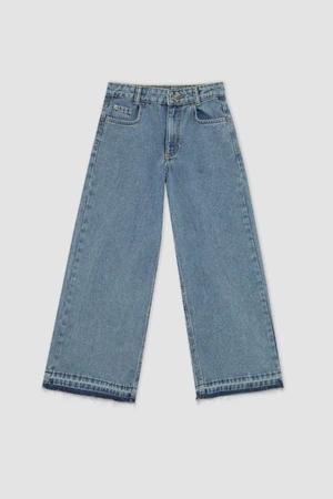 DEFACTO Girls Wide Leg Wide Leg Pocket Jeans