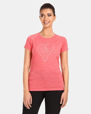 Women's merino wool T-shirt Kilpi ZARJA-W Pink