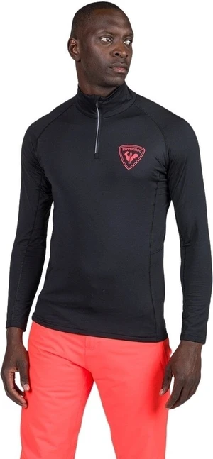 Rossignol New Hero Classique Half Zip Baselayer Black XL Kapuzenpullover