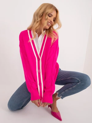 Cardigan-BA-SW-12055.14X-fluo pink