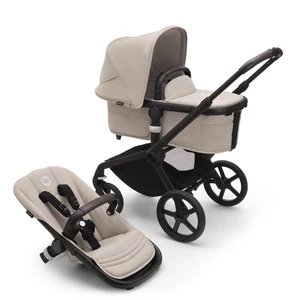 BUGABOO Kočík kompletný Fox 5 Black/Desert Taupe-Desert Taupe