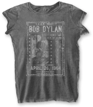 Bob Dylan Tricou Curry Hicks Cage Womens Gri cărbune L