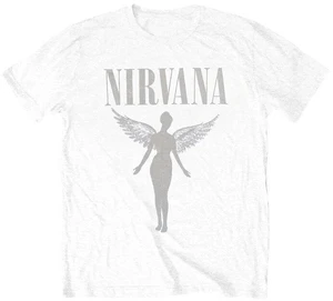 Nirvana Camiseta de manga corta In Utero Tour Unisex Blanco S