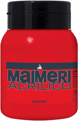 Maimeri Acrilico Vopsea acrilică Quinacridone Red 258 500 ml 1 buc