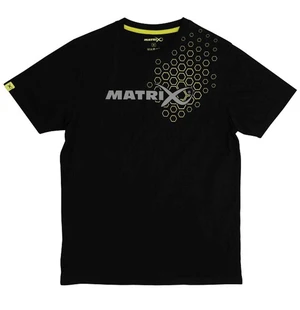 Matrix triko Hex Print T-Shirt Black vel.XL