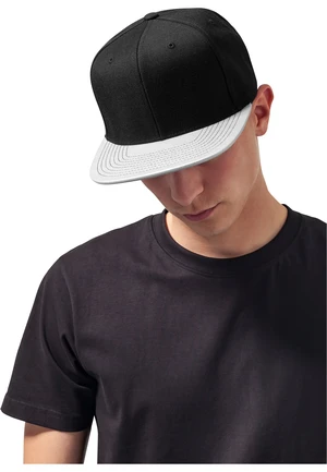 Silver Snapback metal visor