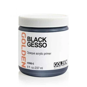 Golden 3560 Black Gesso 237ml