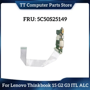 TT New Original For Lenovo Thinkbook 15 G2 G3 ITL ALC Laptop Function Board USB Network Card Board With Cable 5C50S25149