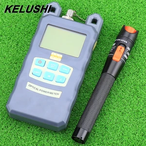 FTTH Fiber Optical Tool Power Meter -70~+10dBm With FC/SC Adapter And 10mw Visual Fault Locator Cable Tester