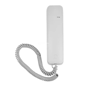 ST309 Fixed Landline Telephone Wall Phone with and Redial Functions for Home and Hotel Bedroom Extension Dropship