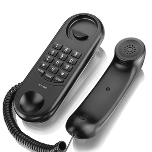 TCF1000 Fixed Landline Telephone Wall Phone with Mute, Pause, and Redial Functions with Redial Pause and Flash Functions Desk