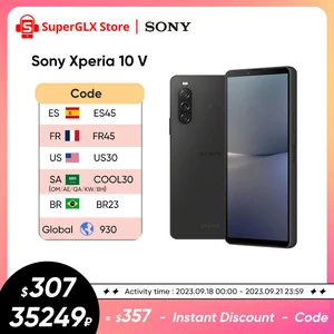 2023 Original Sony Xperia 10 V 5G Snapdragon 695 5G Factory Unlocked 6.1” 4K OLED Display 5000mAh Battery Android 13