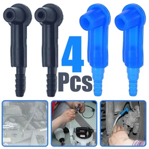 1/2/4Pcs Mixed Car Brake Fluid Oil Exchange Pump Empty Drained Oil Bleeder Blue Fluid oil Connector Auto Oil Filling Accessoires