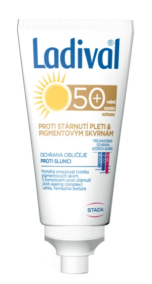 LADIVAL proti stárnutí pleti & pigmentovým skvrnám of 50+, péče o obličej 50 ml