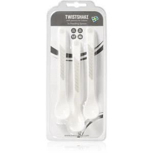 Twistshake Feeding Spoons lžička White 4 m+ 3 ks