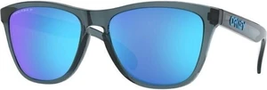 Oakley Frogskins 9013F6 Crystal Black/Prizm Sapphire Polarized Gafas Lifestyle