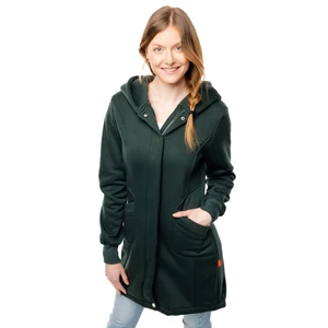 Women's Stretched Sweatshirt GLANO - dark green